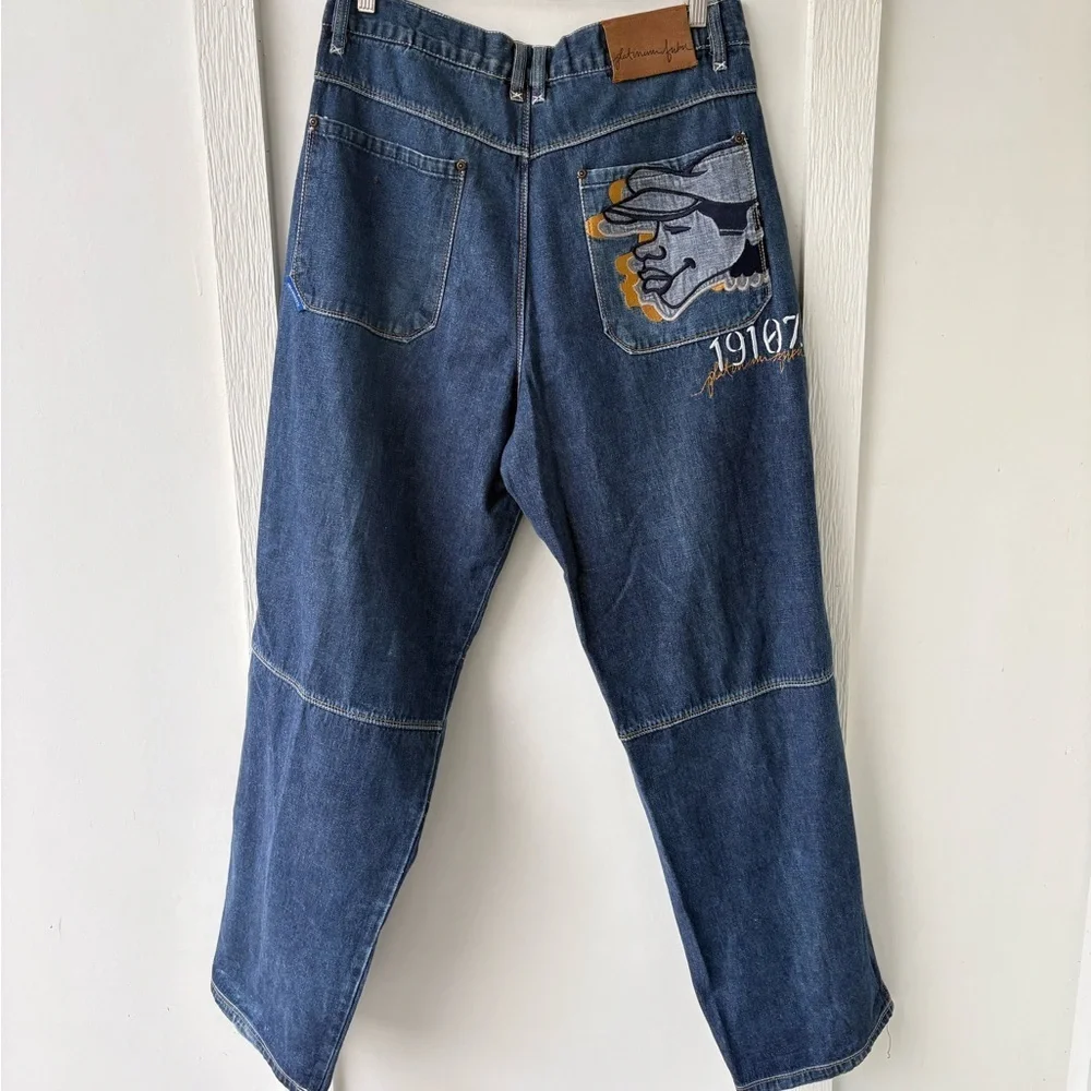 Vintage Y2K Fubu Platinum Jeans Size 36 Length 34